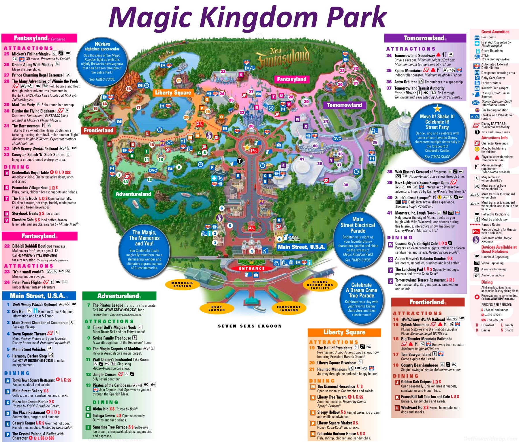 Printable Disney World Maps Printable World Holidaybattery Park Map 