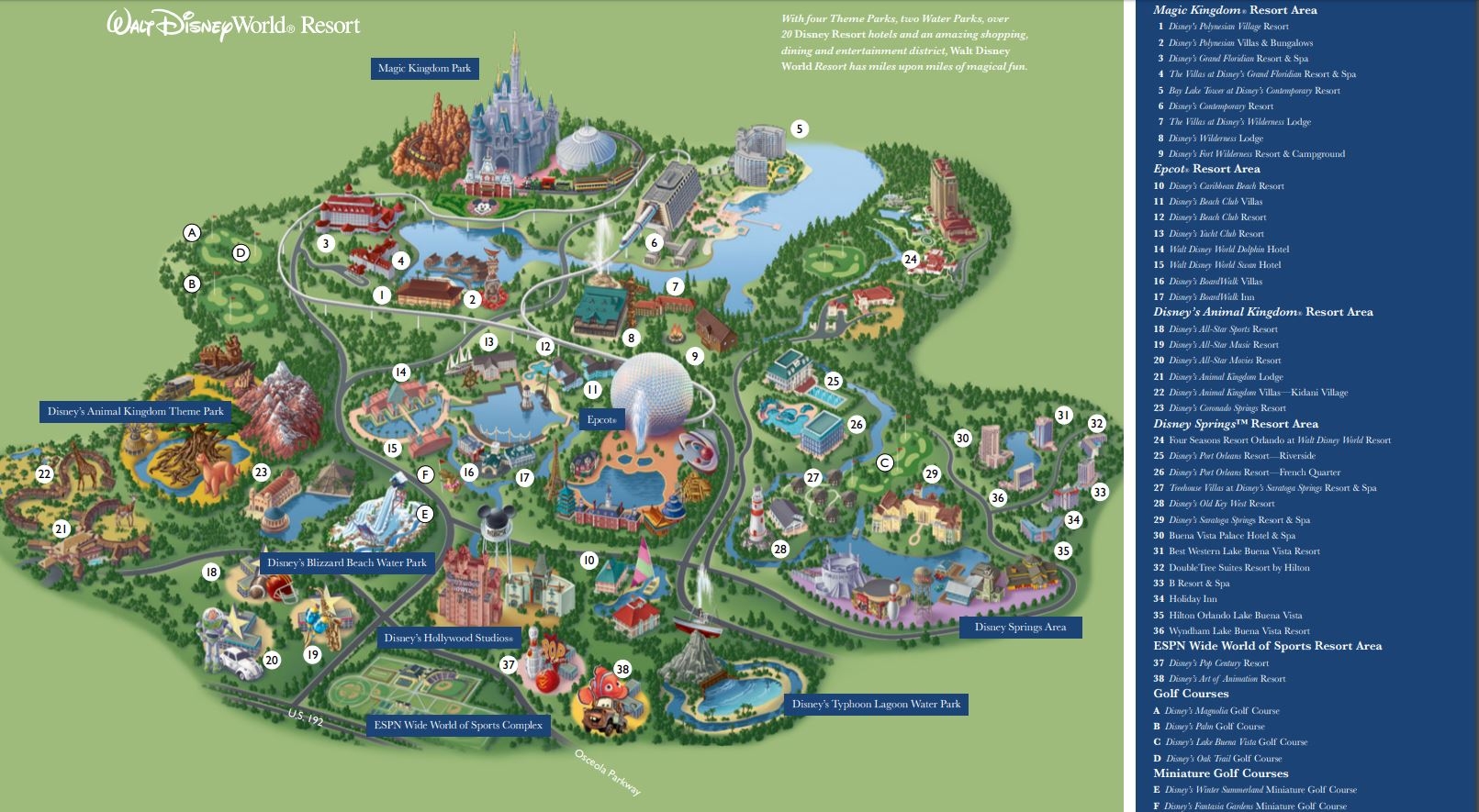 Printable Disney World Park Maps UK Printable Hub