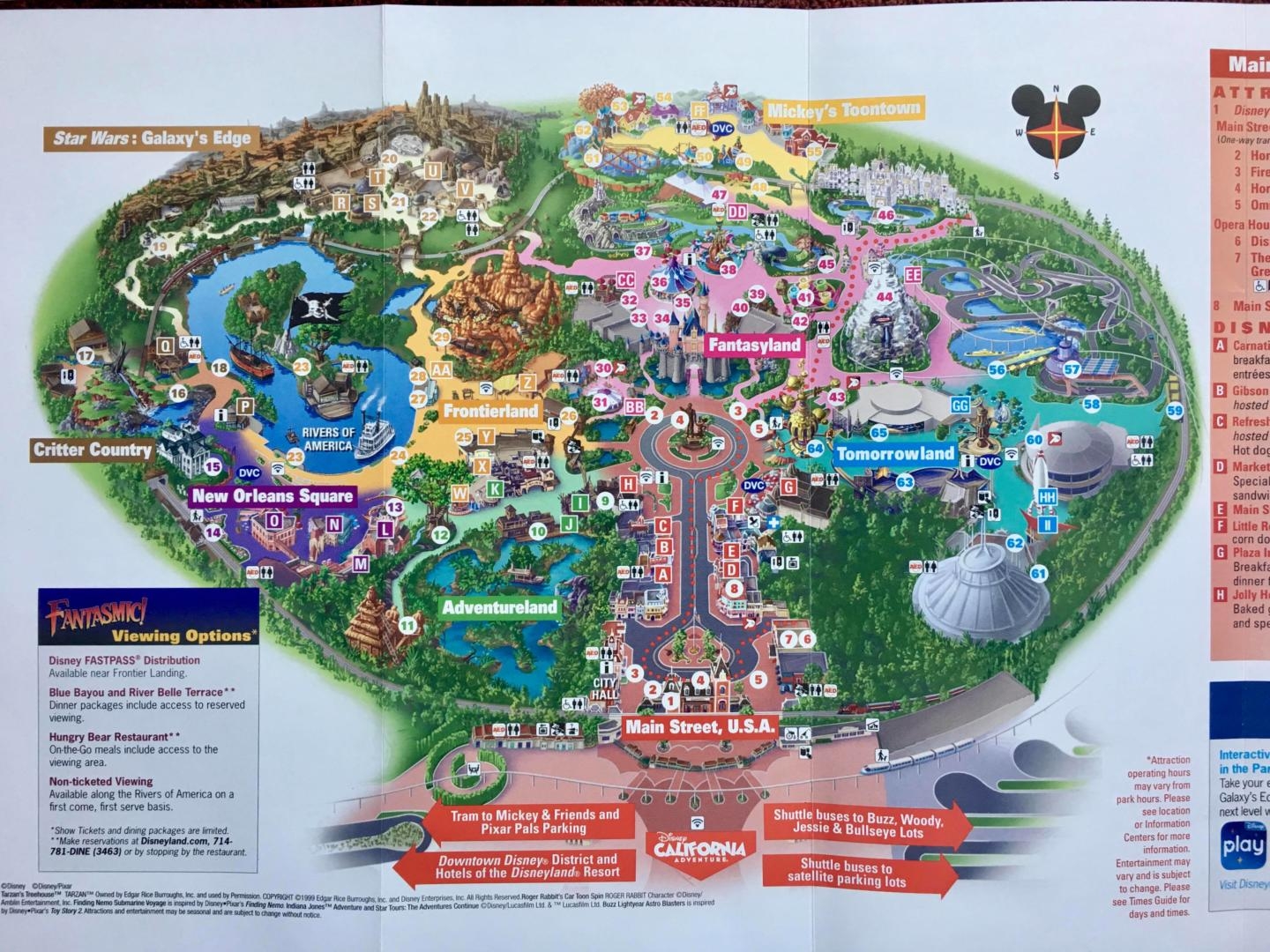 Printable Disneyland Map 2024