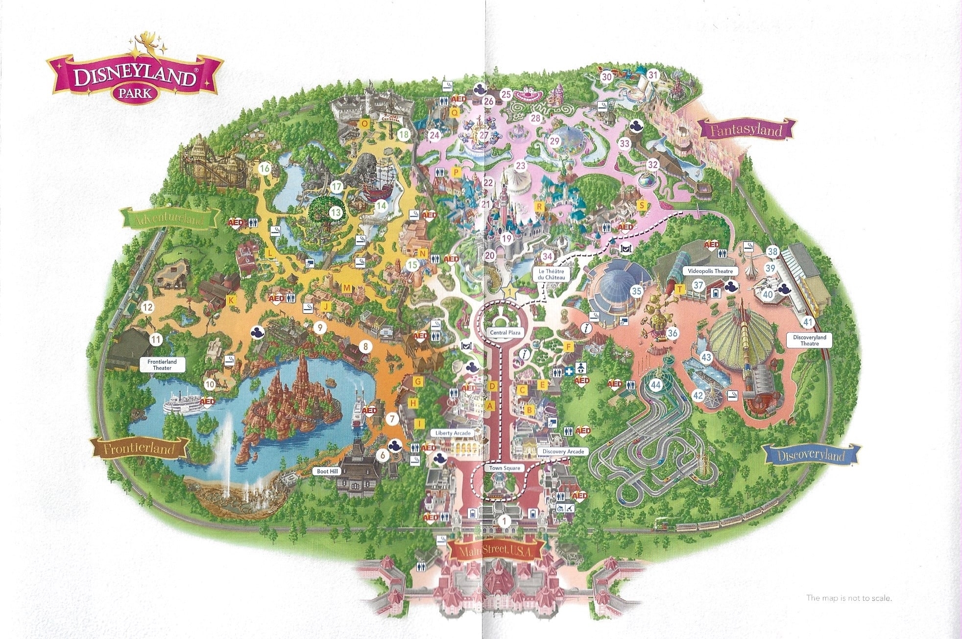 Printable Disneyland Map 2025