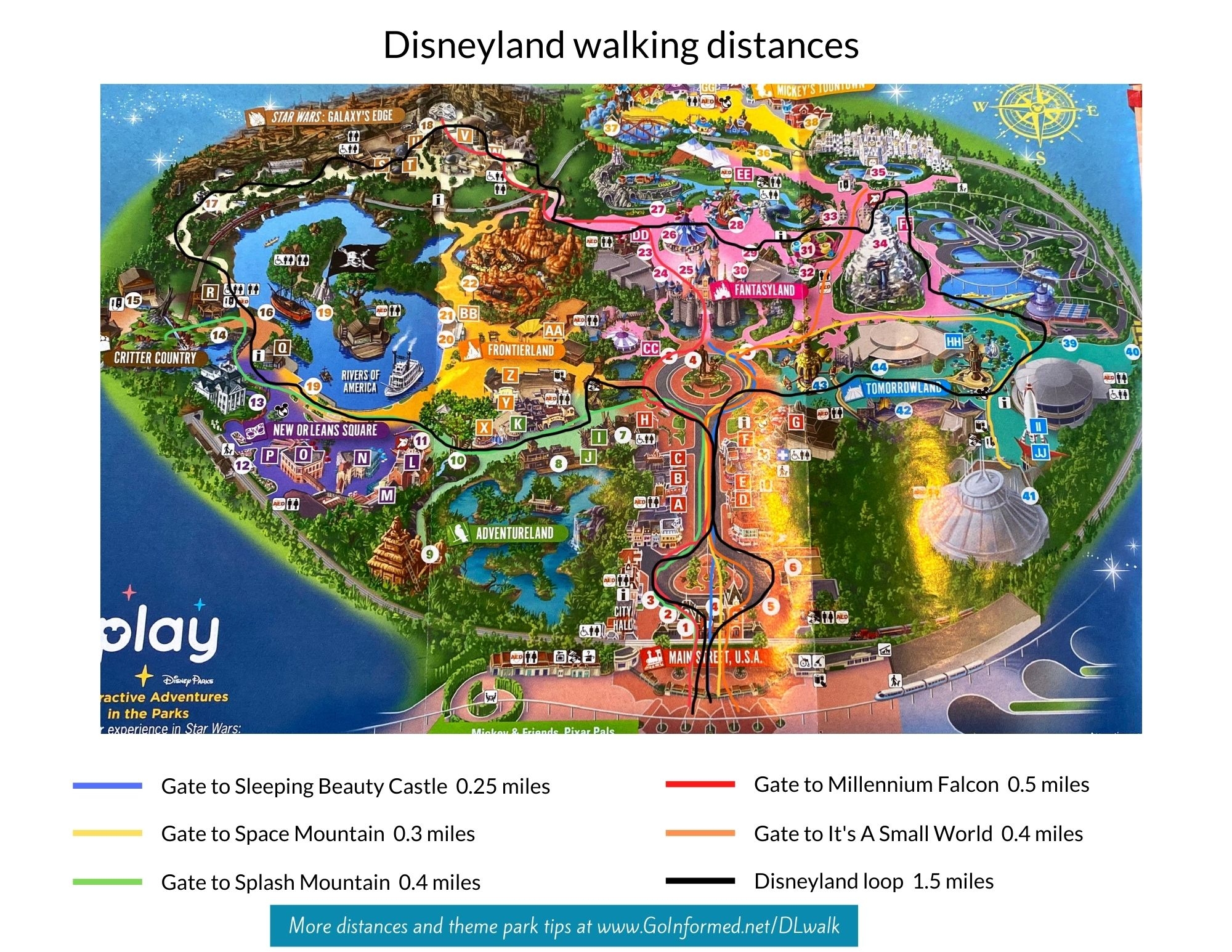 Printable Disneyland Map Pdf