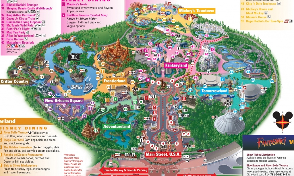 Printable Disneyland Maps