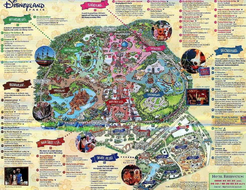 Printable Disneyland Paris Map