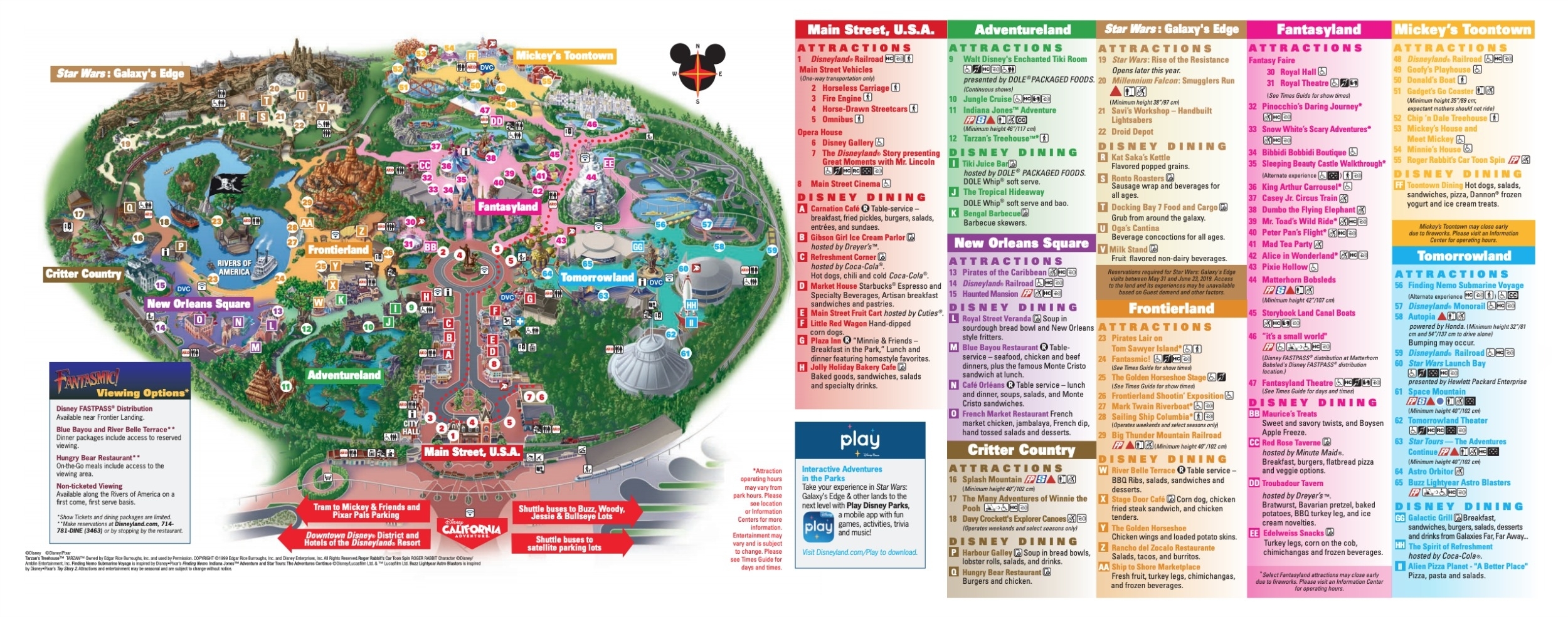 Printable Disneyland Park Map Jenny Blog