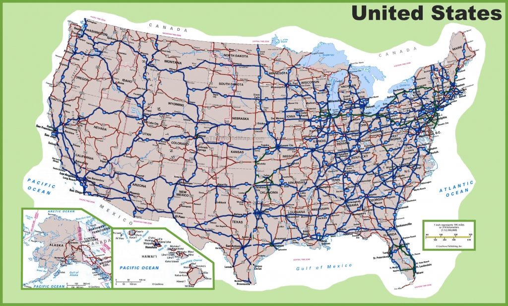 Printable Eastern Us Road Map Printable US Maps