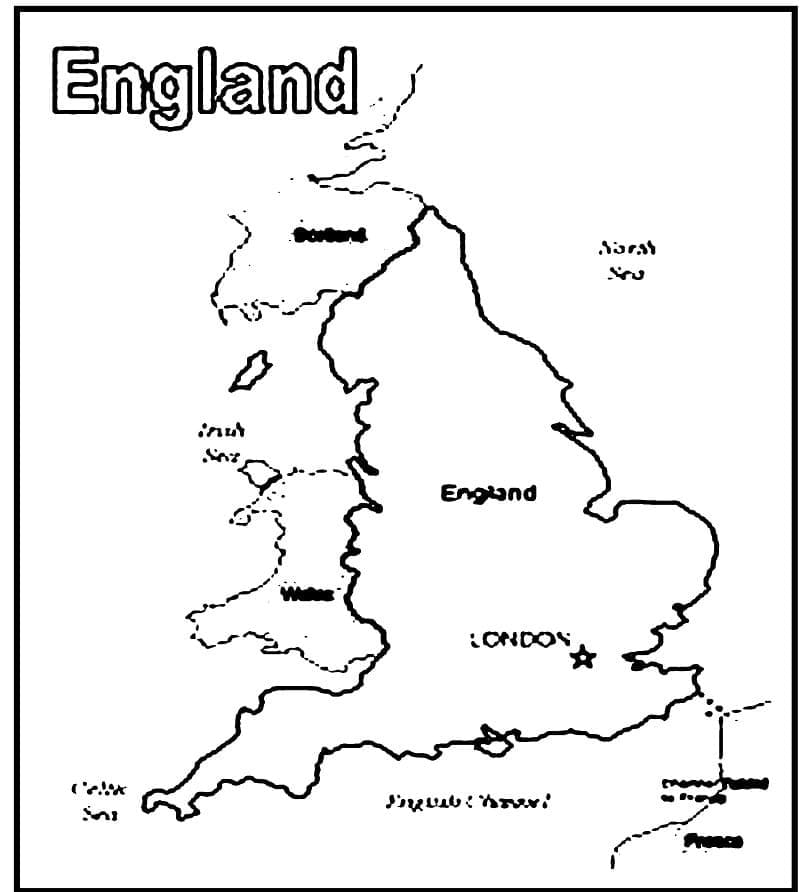 Printable England Map Coloring Page Download Print Or Color Online 