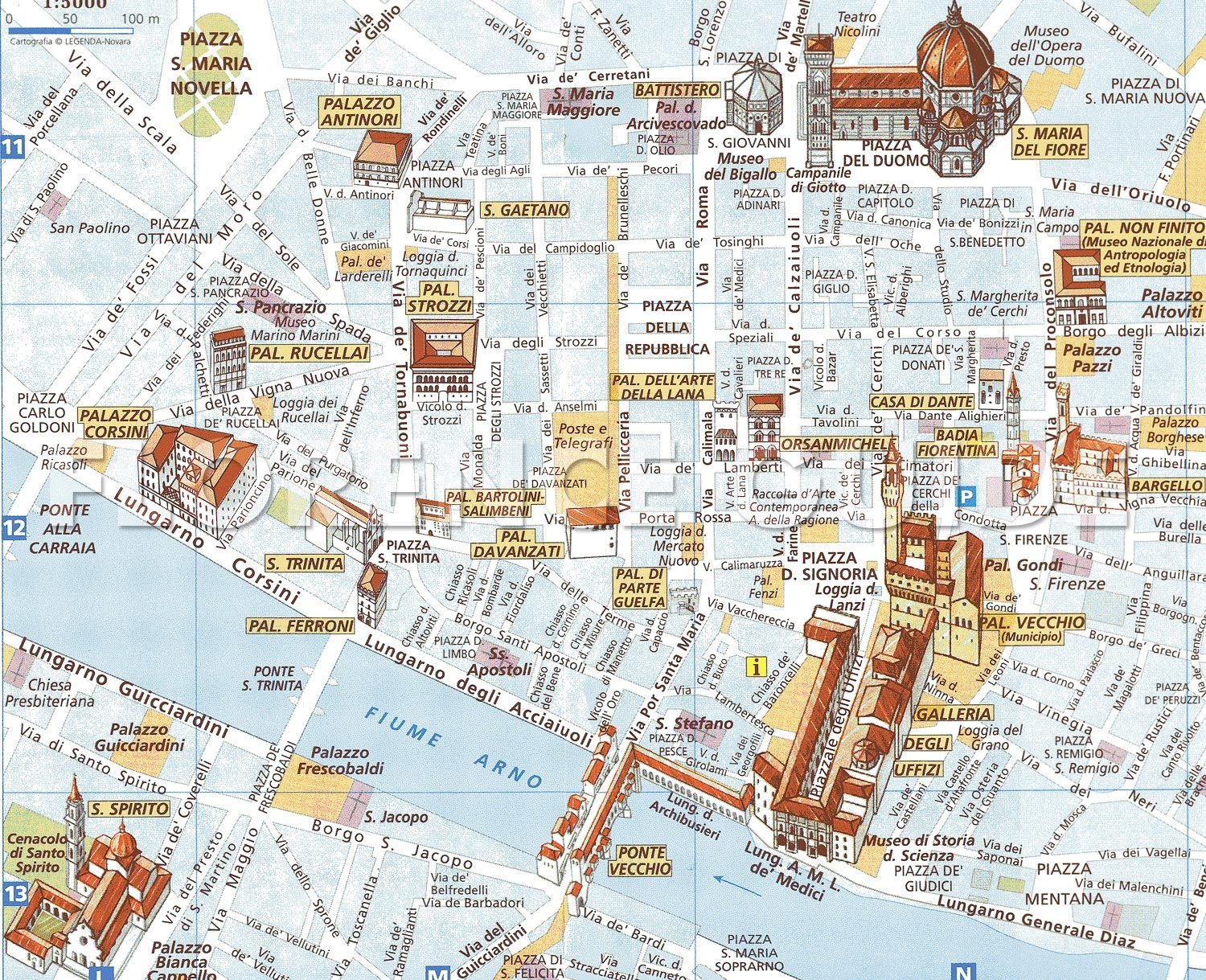 Printable Florence Map