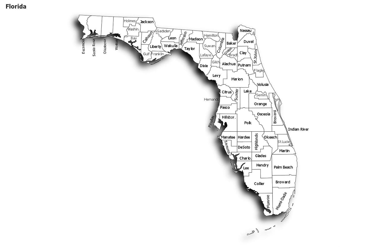 Printable Florida Cities Map Free Download And Print For You