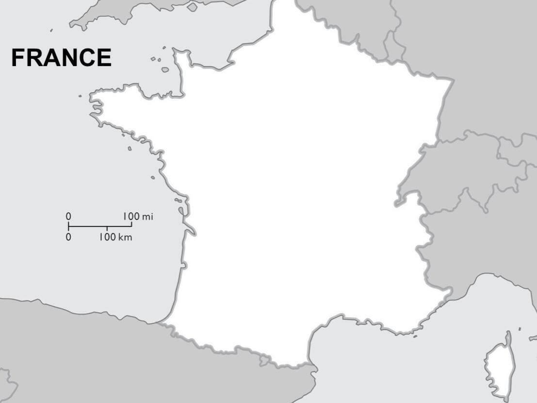 Printable France Map Population Centers Free Download And Print For You 