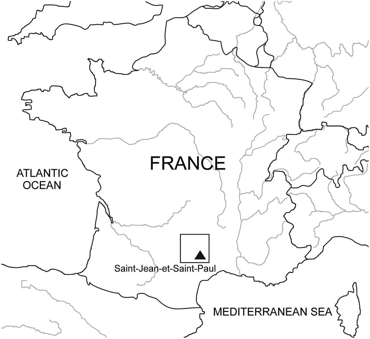 Printable France Map PrintableLib