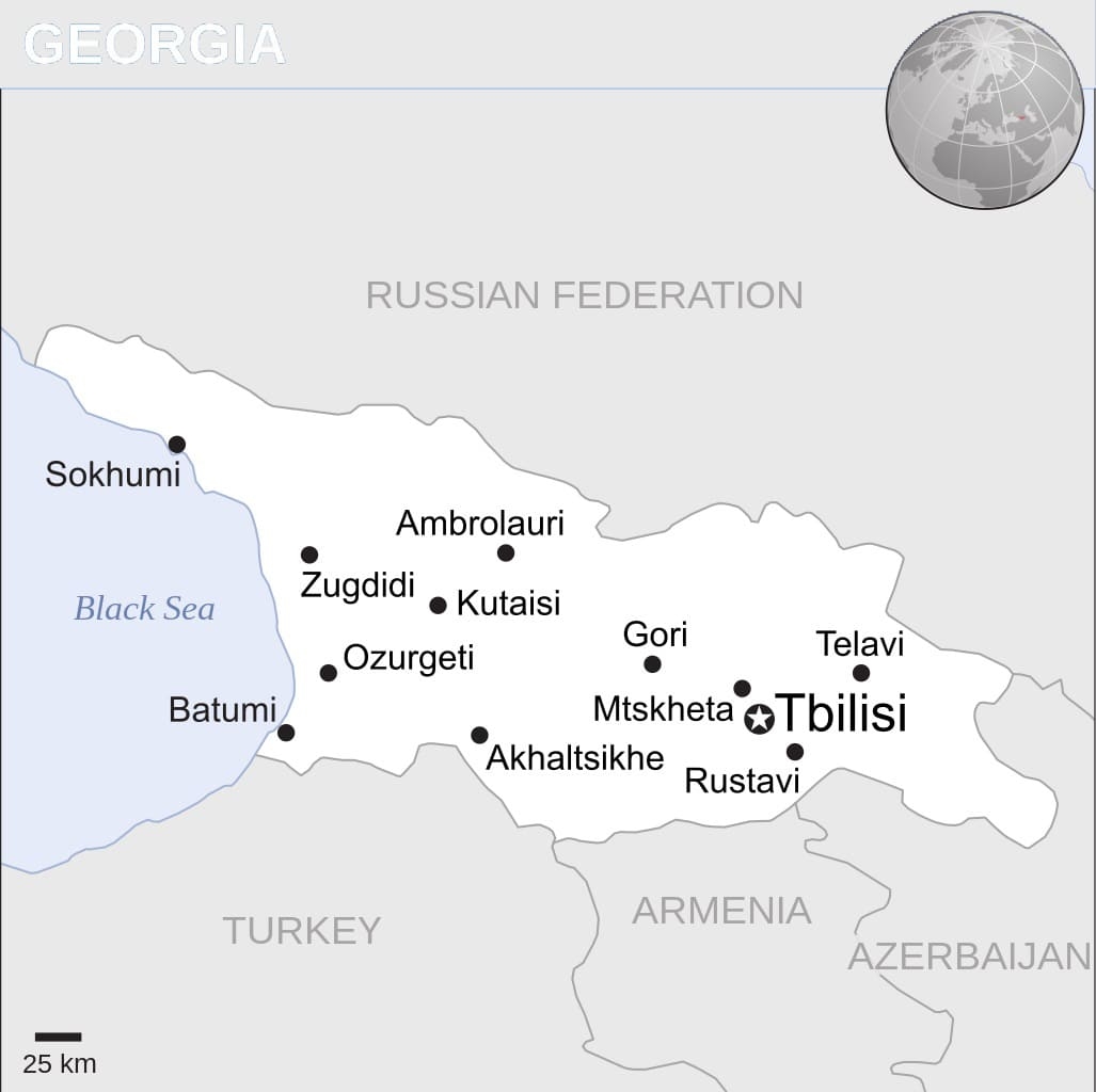 Printable Georgia Regions Map Free Download And Print For You 