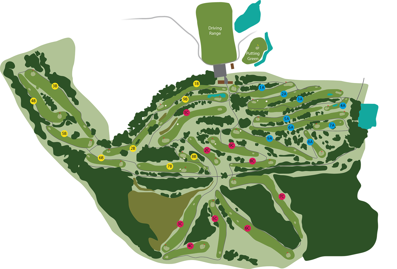 Printable Golf Course Maps