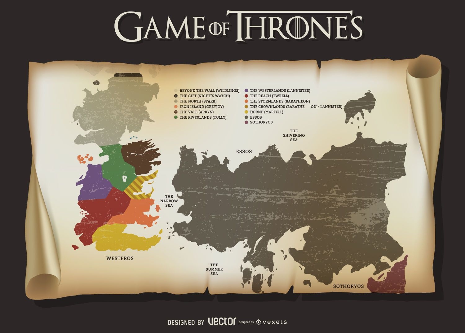 Printable Got Map
