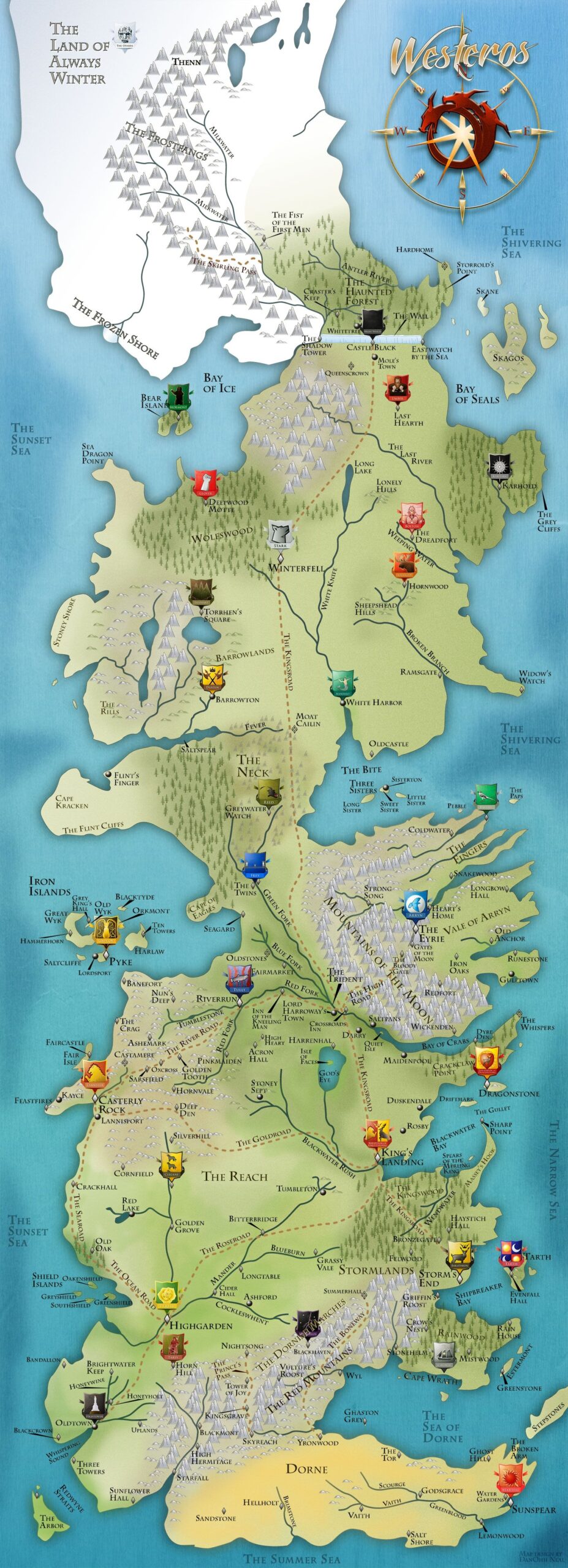 Printable Got Map