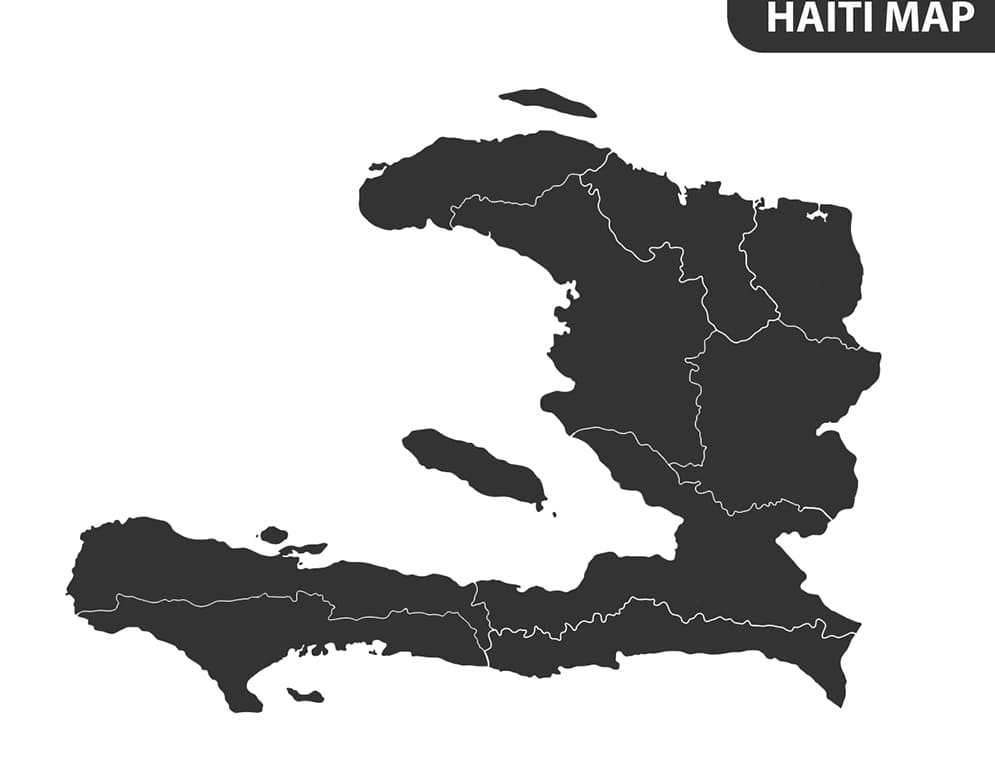Printable Haiti Map Black And White Free Download And Print For You 