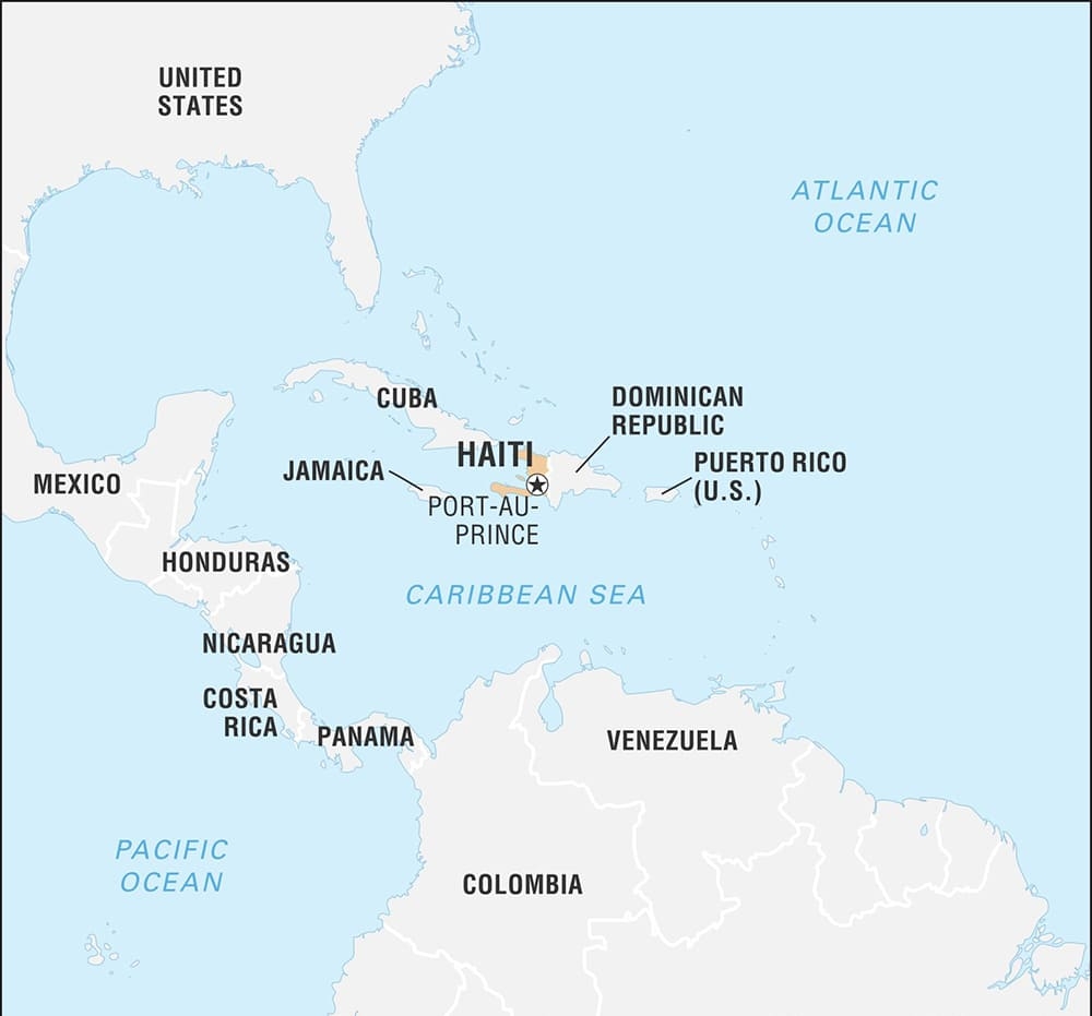 Printable Haiti Map World Free Download And Print For You 