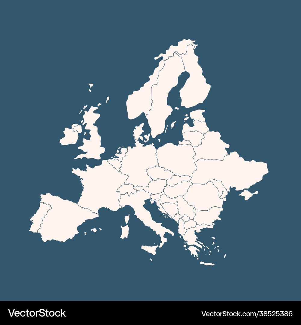 Printable High Resolution Europe Map