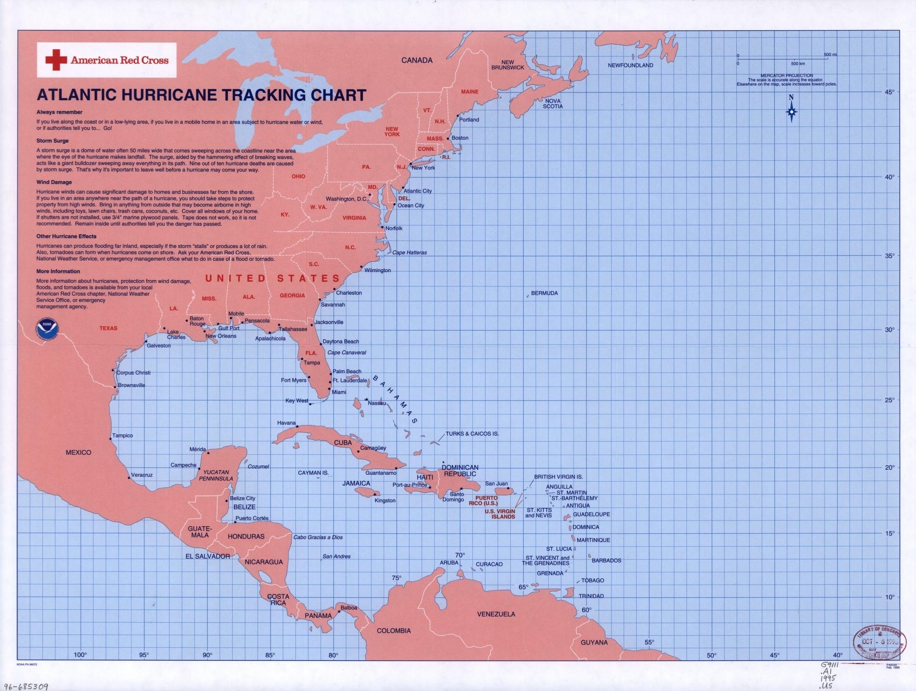 Printable Hurricane Tracking Map Free Printable Map