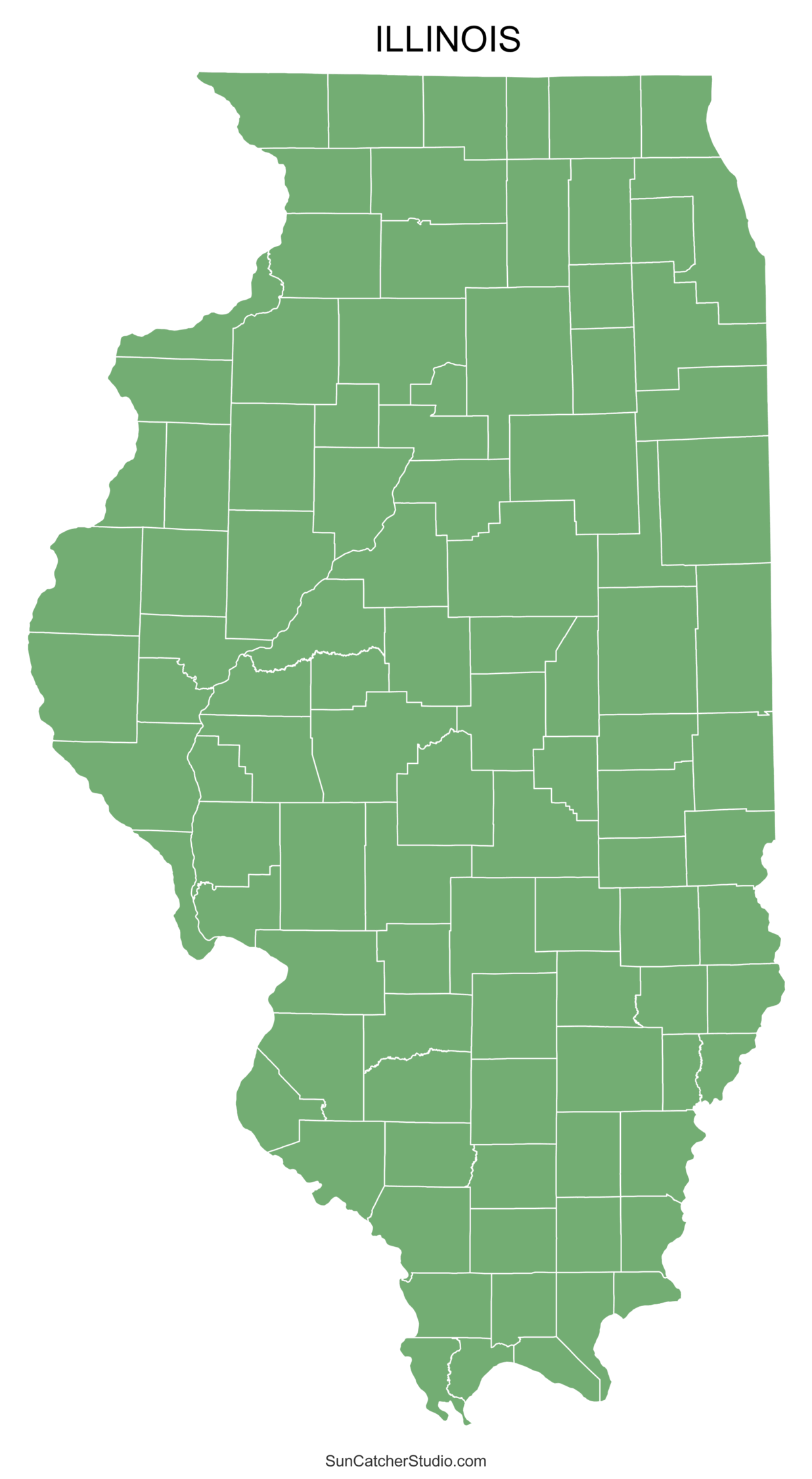 Printable Illinois Map Free Printable Map
