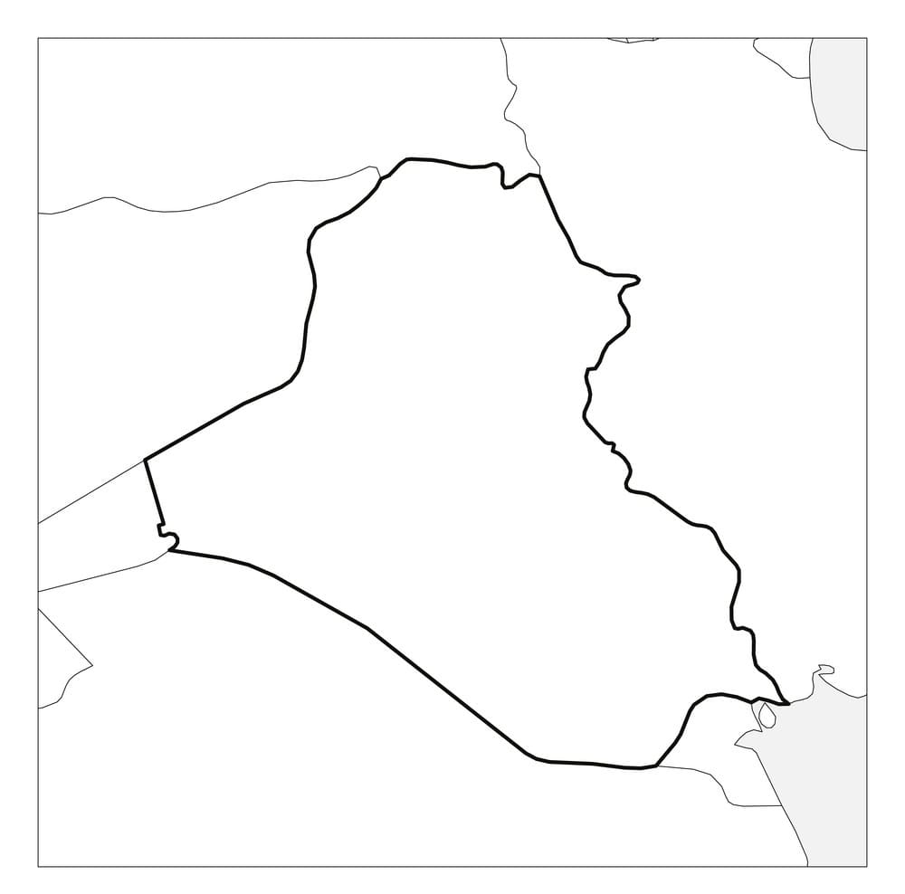Printable Iraq Map Labeled Free Download And Print For You 