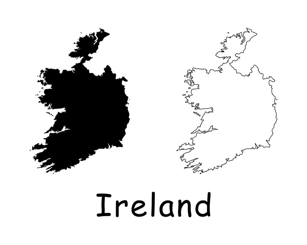 Printable Ireland Map Free Download And Print For You
