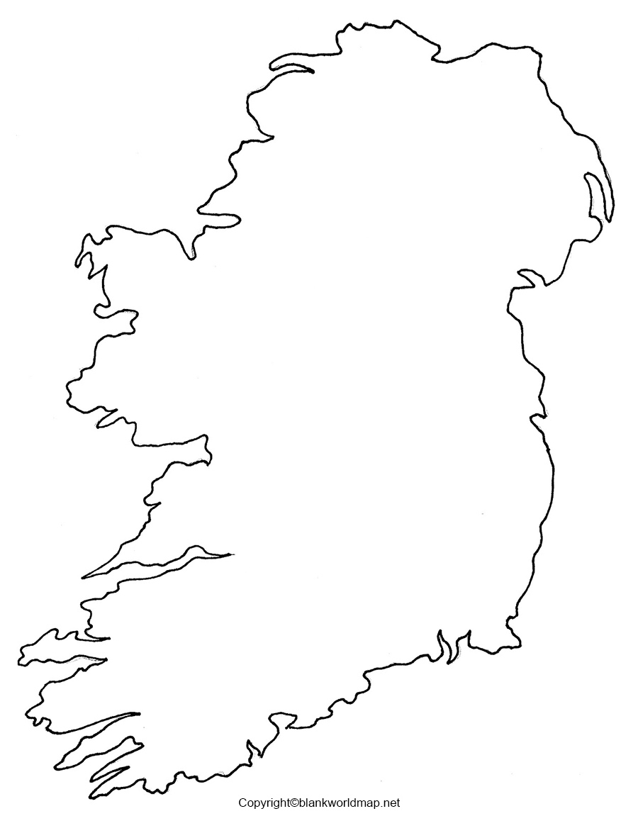 Printable Ireland Map