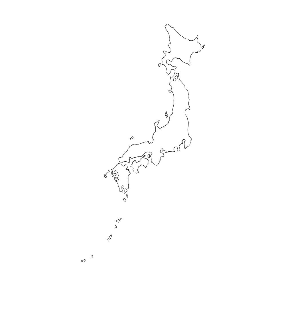 Printable Japan Flag Map Free Download And Print For You 