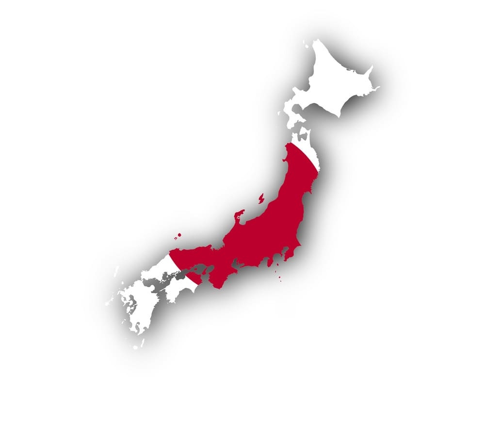 Printable Japan Flag Map Free Download And Print For You