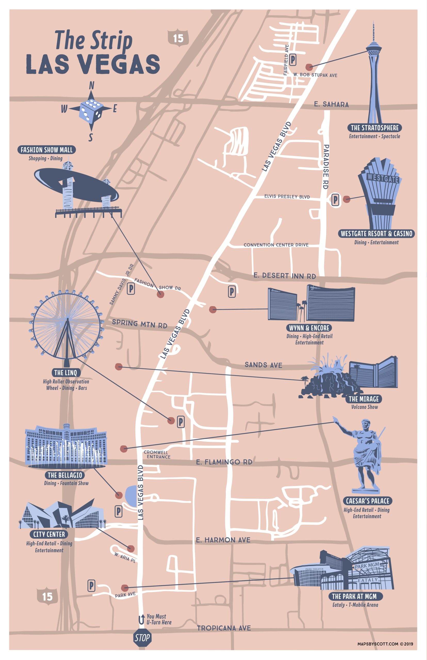 Printable Las Vegas Map