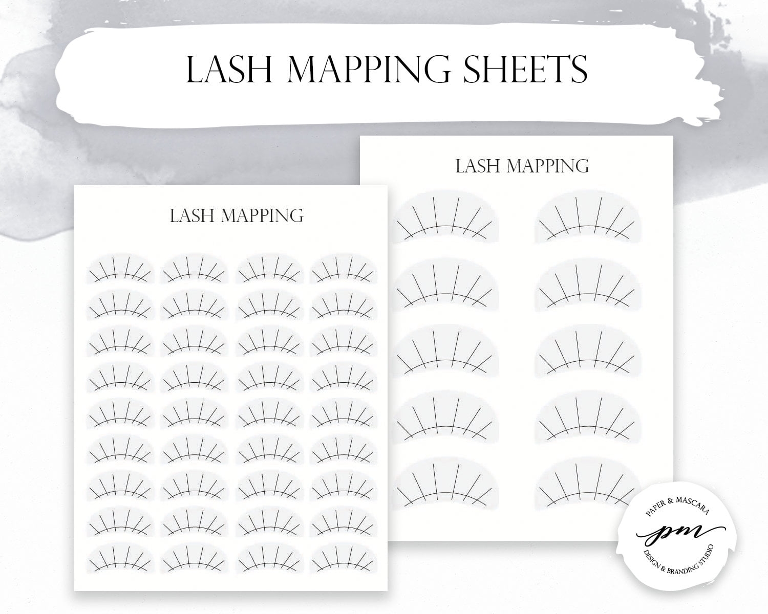 Printable Lash Mapping Template Printable Templates Online By Paul