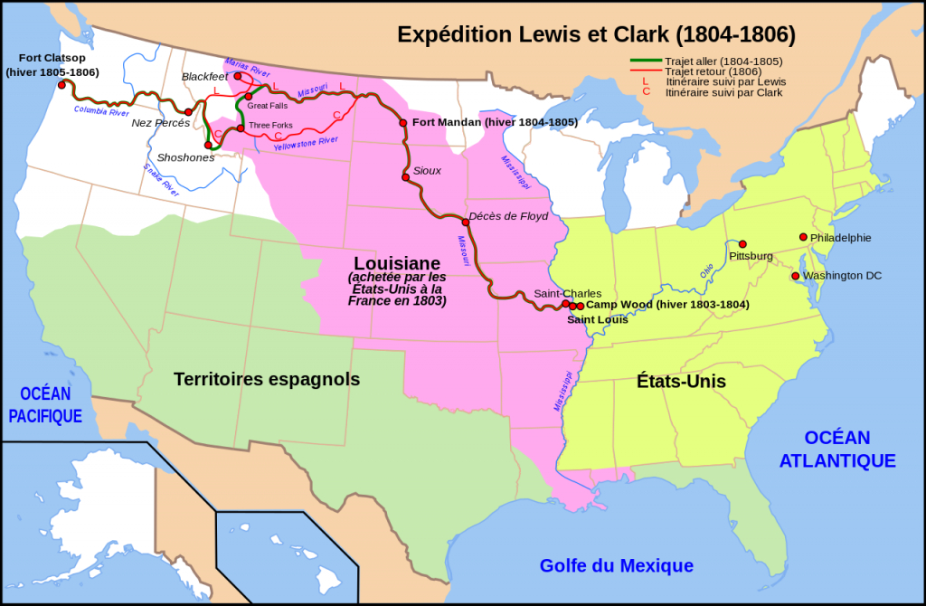 Printable Lewis And Clark Map Printable Lewis And Clark Map