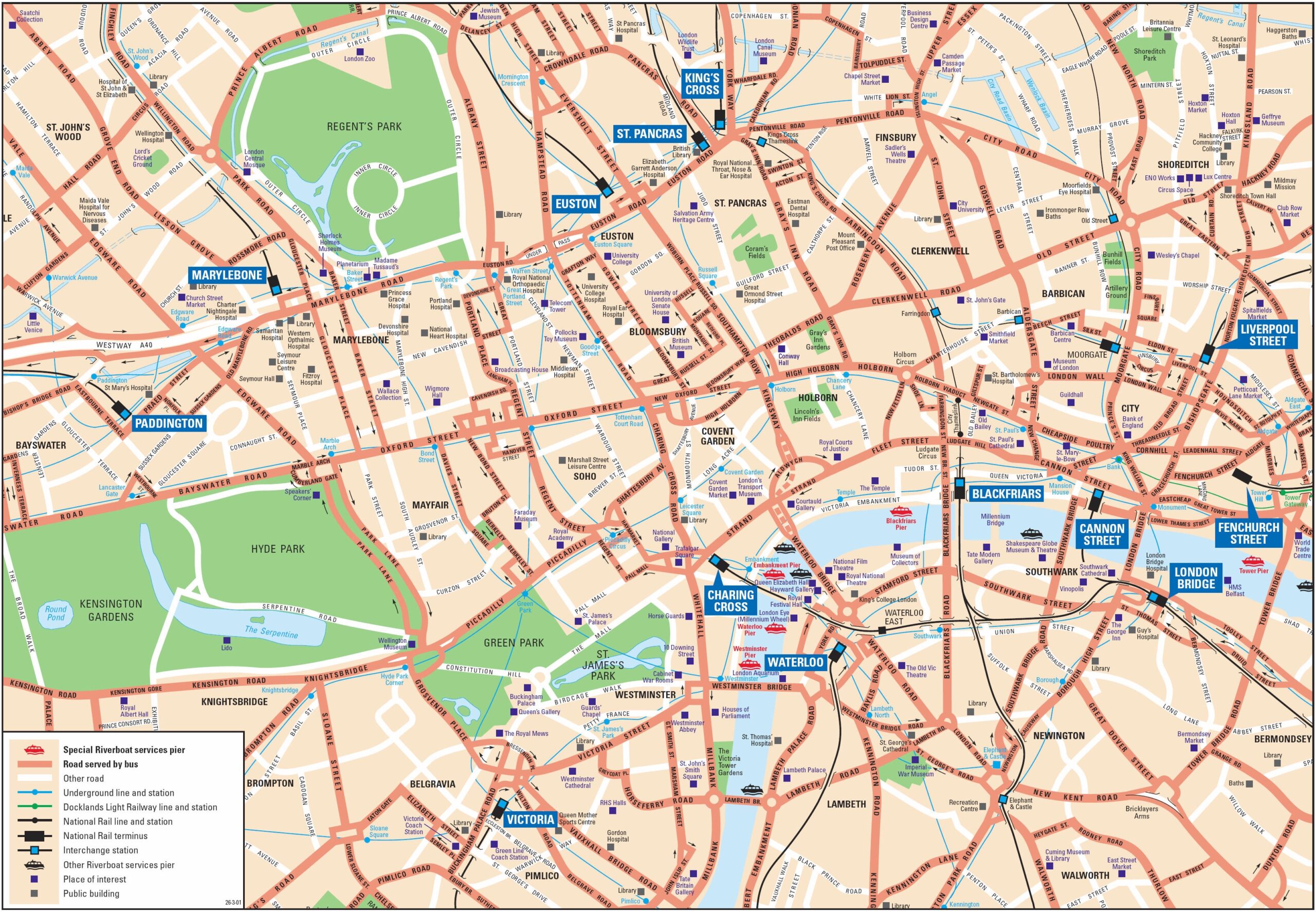 Printable London Map