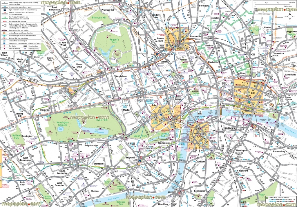 Printable London Map