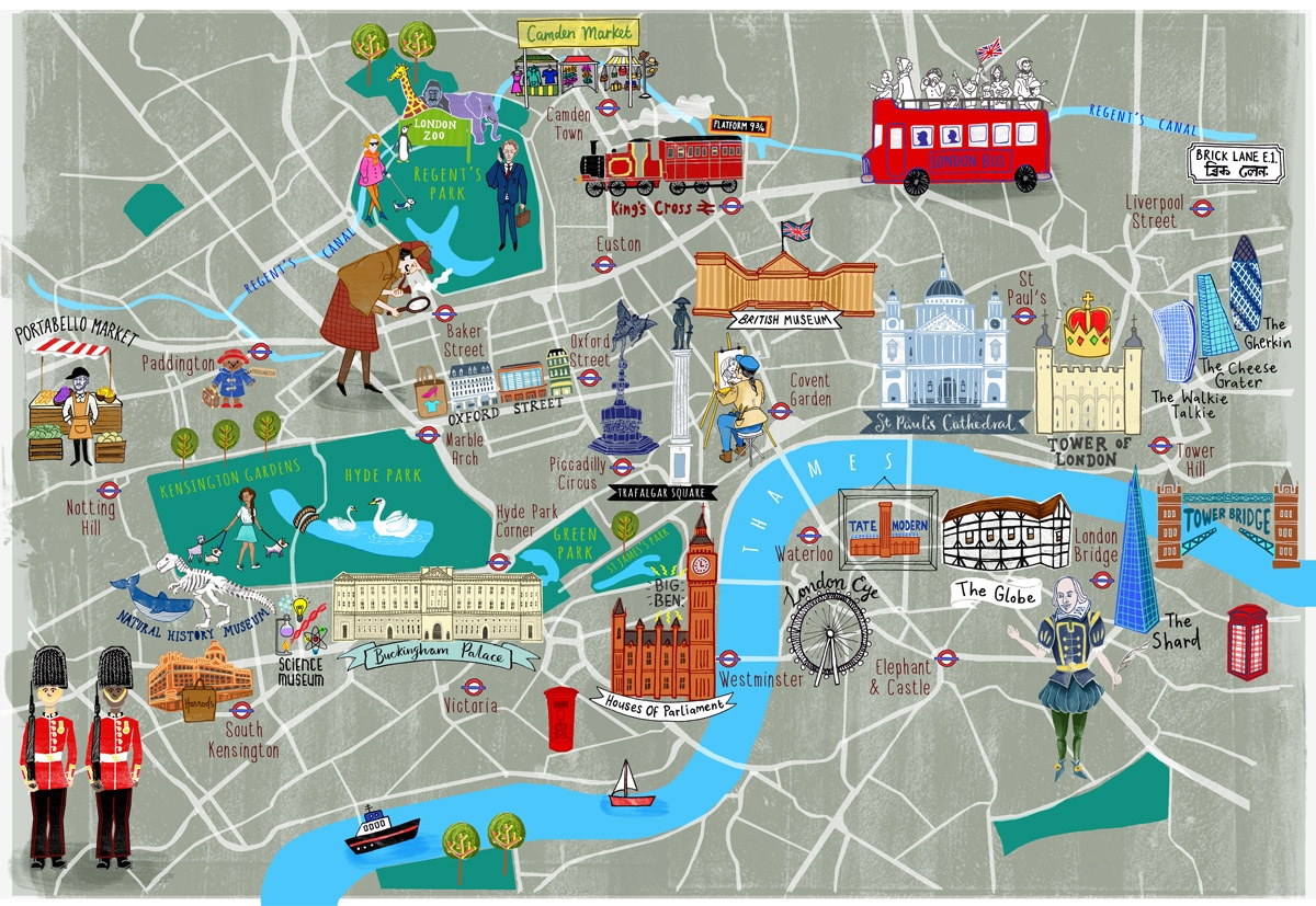 Printable London Sightseeing Map