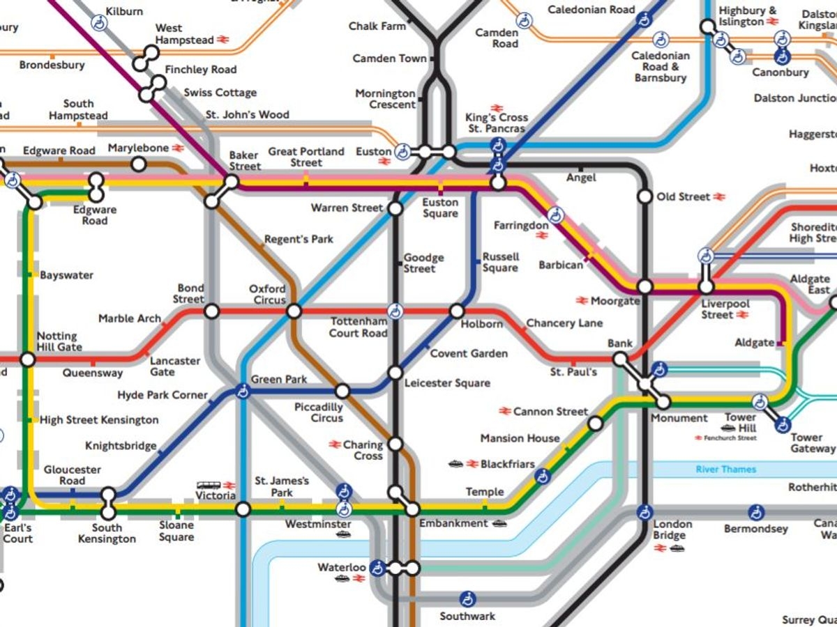 Printable London Tube Map
