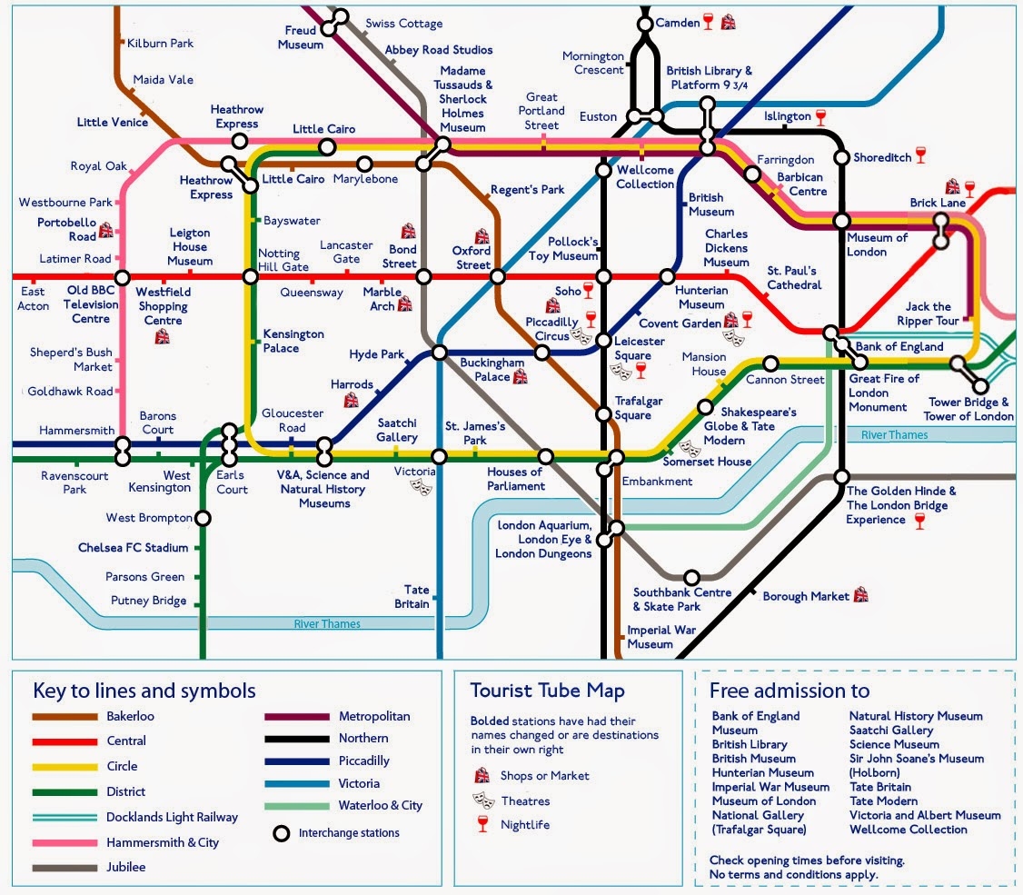 Printable London Tube Map