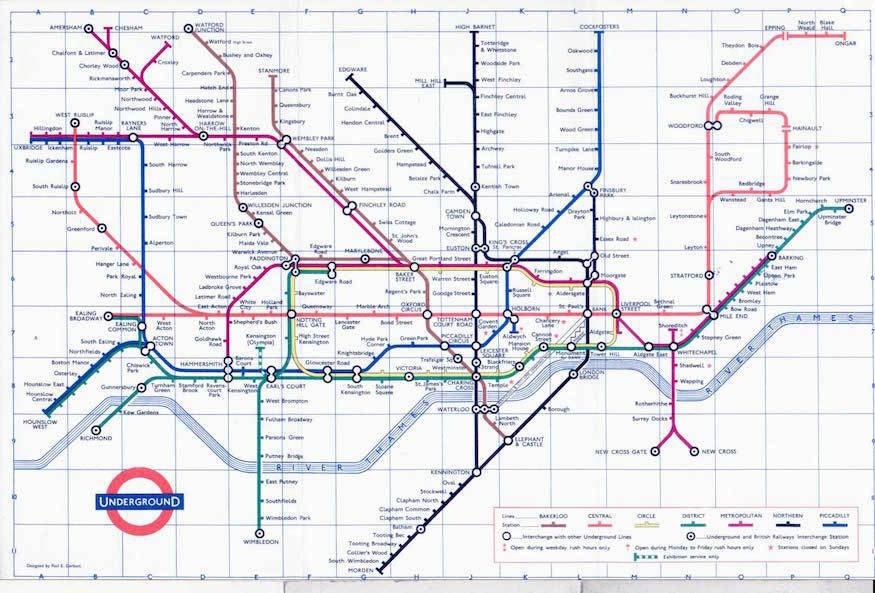 Printable London Underground Map