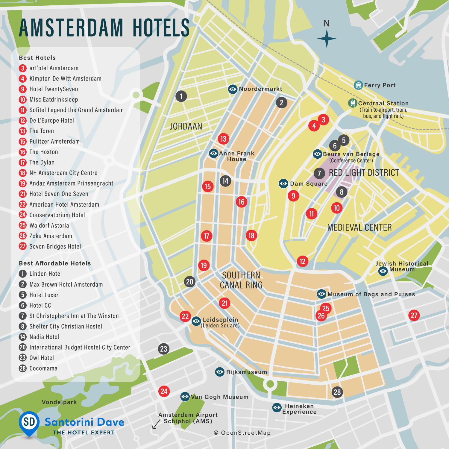 Printable Map Amsterdam