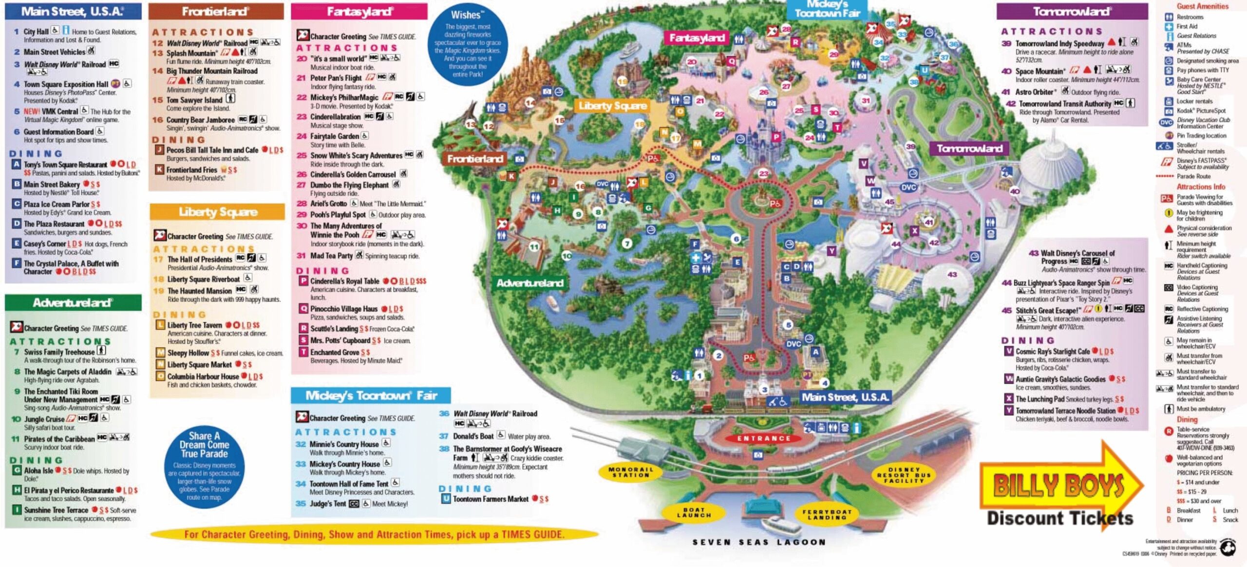 Printable Map Disney World New Disney World Map Magic Kingdom Pdf