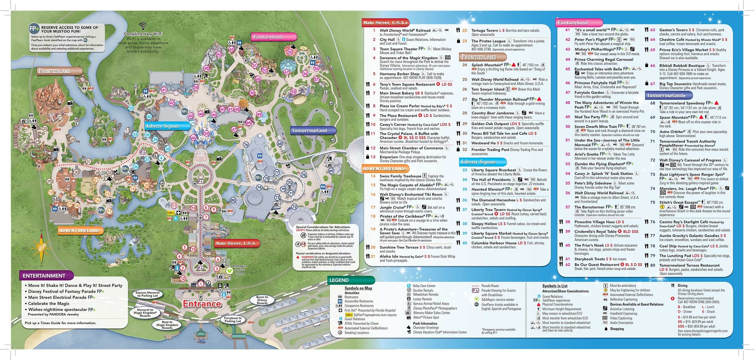 Printable Map Disneyland Fresh Disney Magic Kingdom Map Virtual Magic 