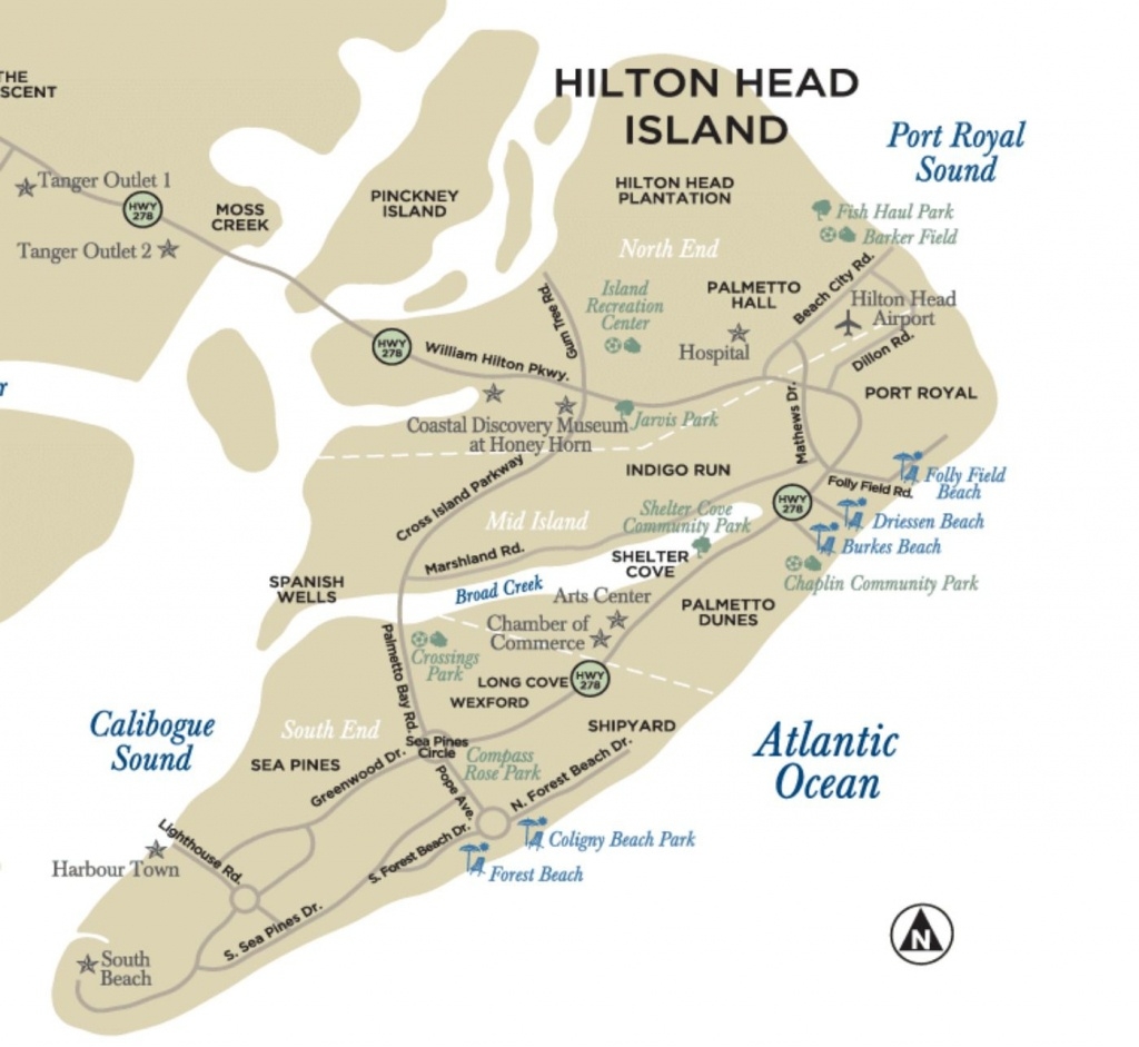 Printable Map Hilton Head