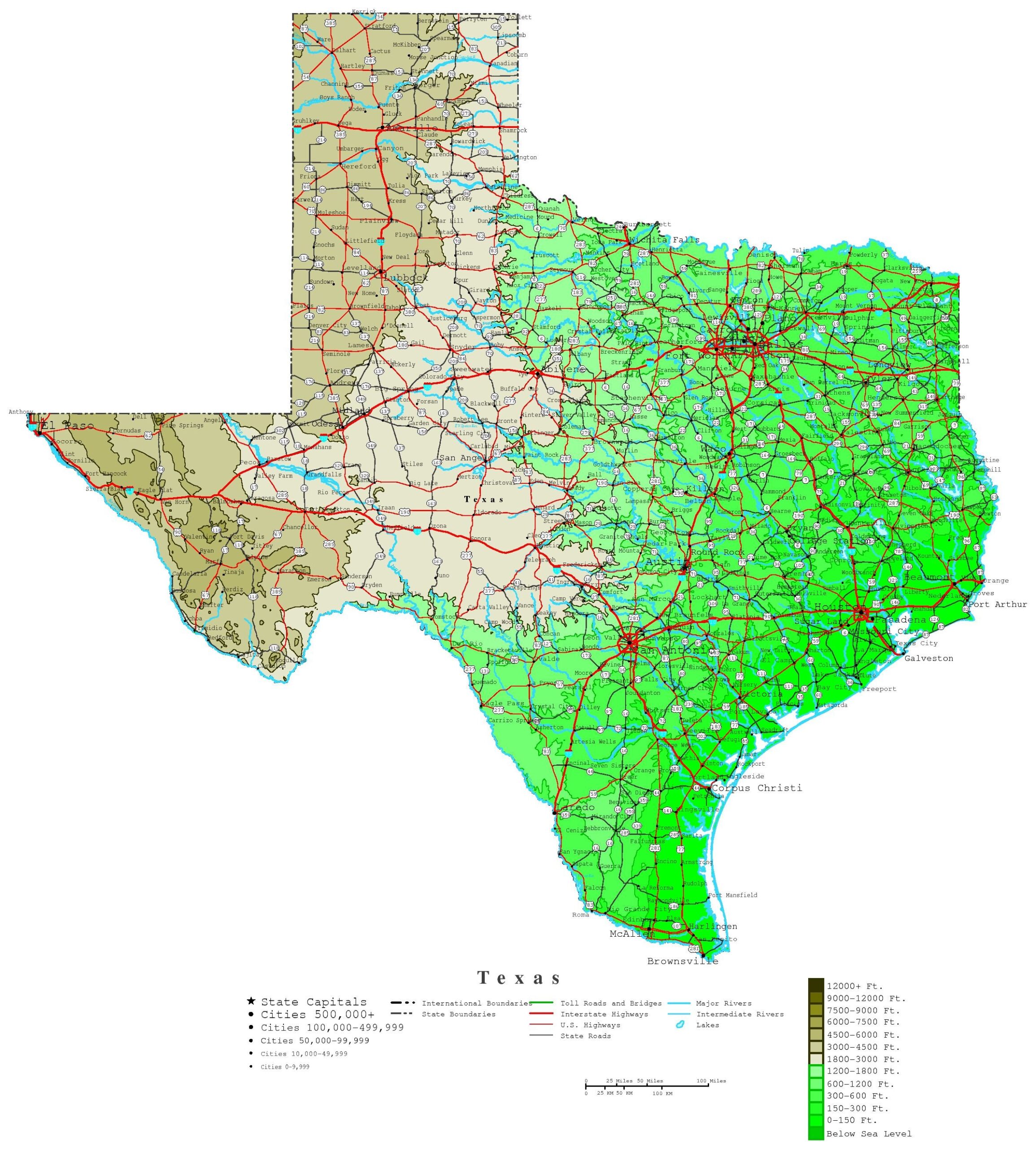 Printable Map Houston Tx Beautiful Texas County Map With Highways 