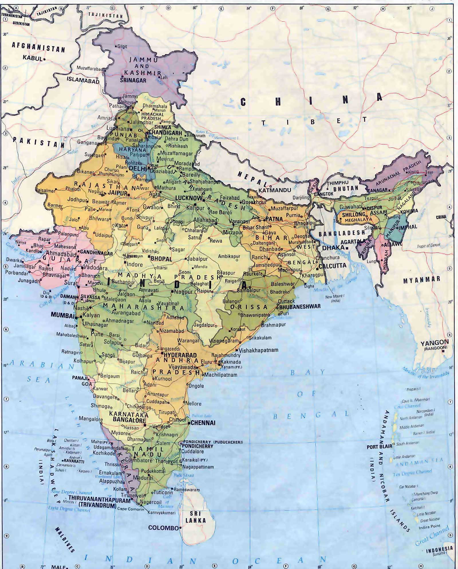 Printable Map India India Map Drawing Printable Map India India Map Drawing