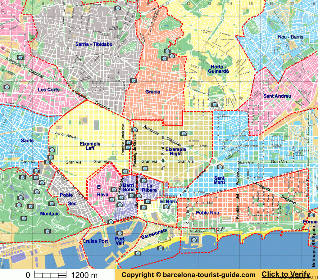Printable Map Of Barcelona Spain Printable Free Templates