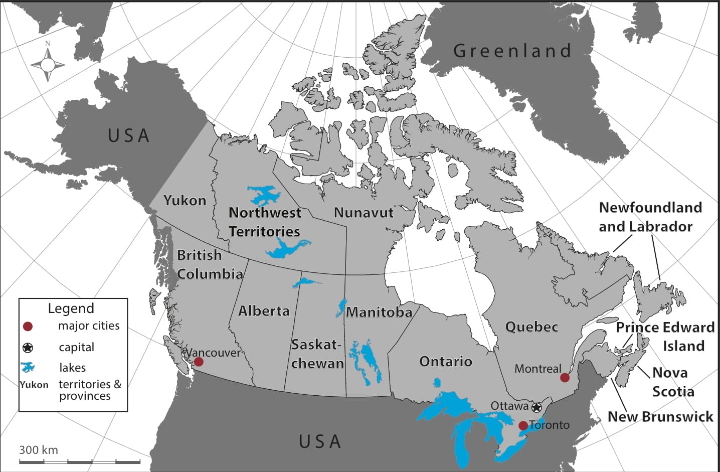 Printable Map Of Canada Provinces Free Download And Print For You 