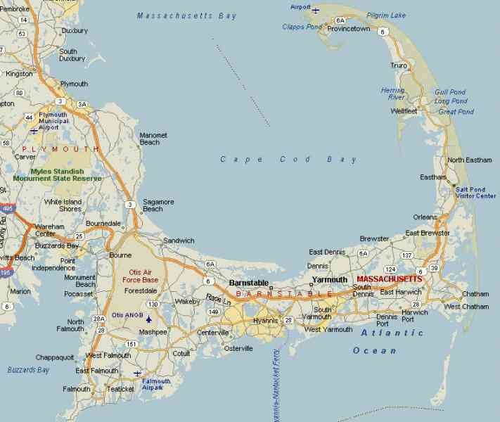 Printable Map Of Cape Cod Ma Adams Printable Map