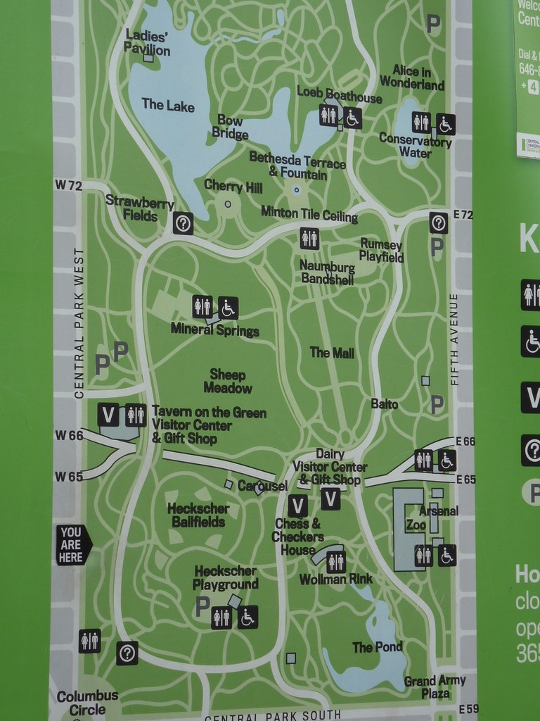 Printable Map Of Central Park New York Printable Sight Words List