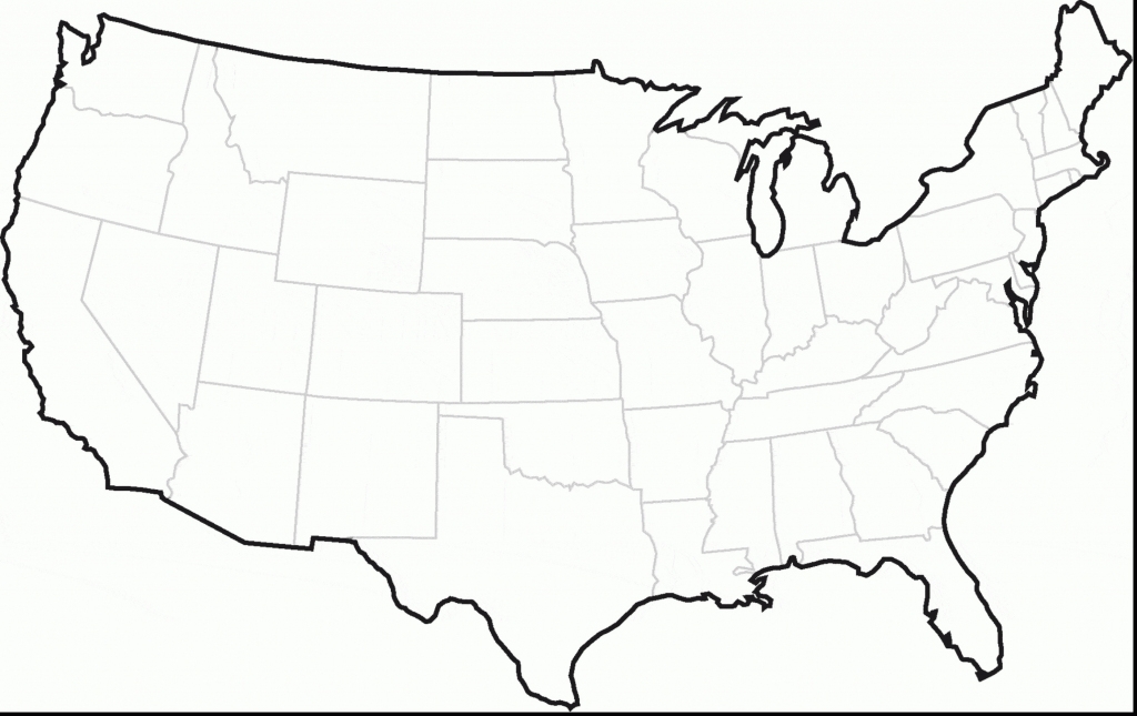 Printable Map Of Continental United States Printable US Maps