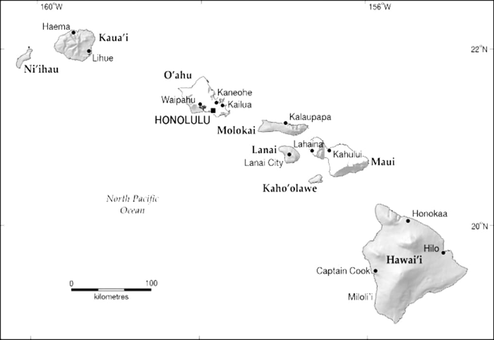Printable Map Of Hawaii Islands Free Download And Print For You 