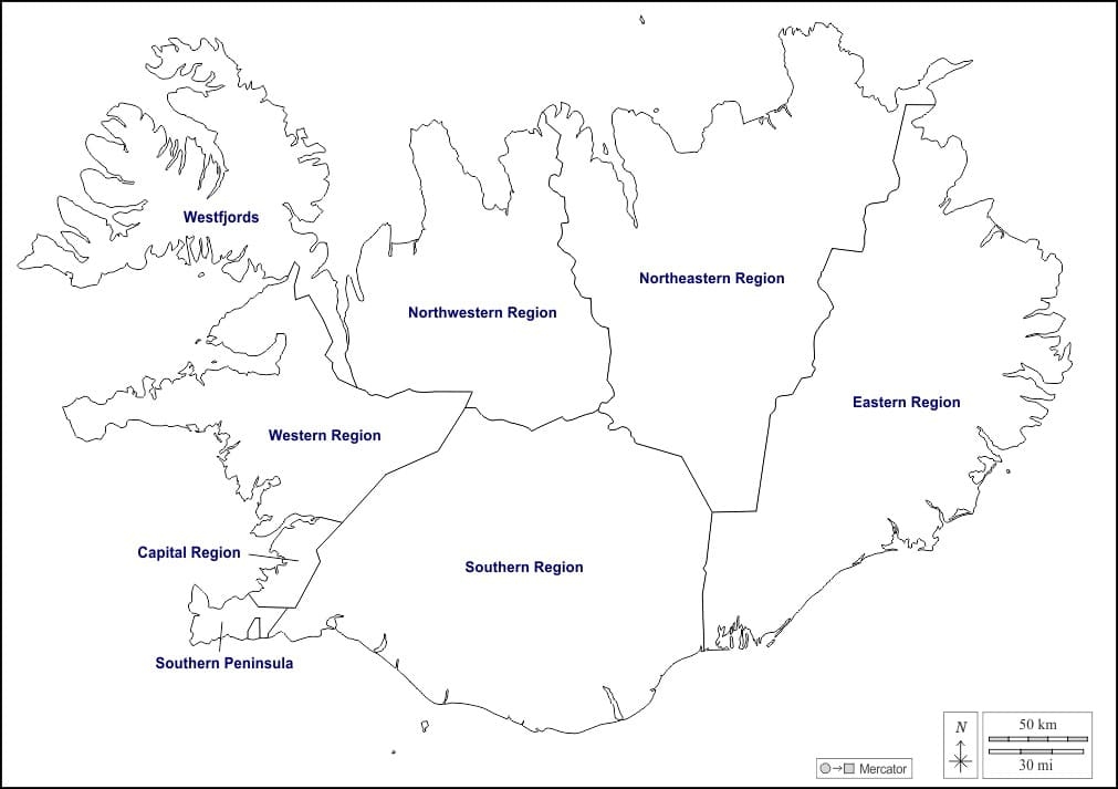 Printable Map Of Iceland Free Download And Print For You 